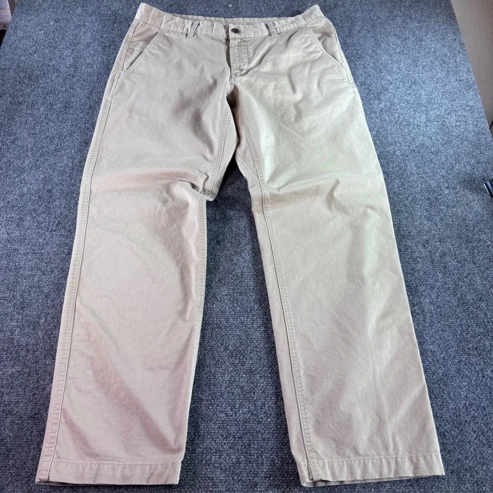 The North Face Chino Pants Mens 34 Khaki Tan Stretch Straight Leg‎ Hiking Casual